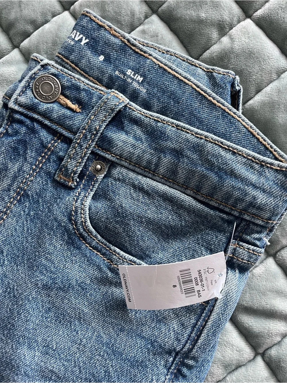 NEW Old Navy Stretch 360 Slim Denim Jeans Size 8